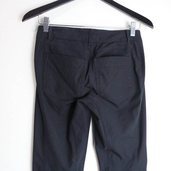 Lululemon Bust A Move Pants Moto Slim Fit Reflective Stretchy Black Size 4 - Picture 9 of 11
